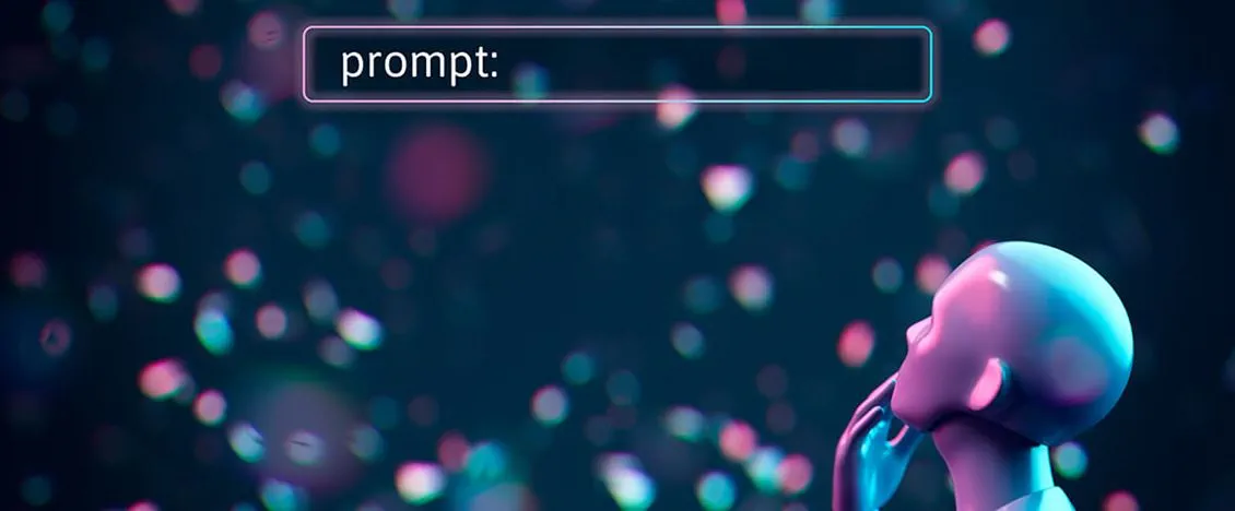 Roboter-denkt-ueber-einen-Prompt-nach