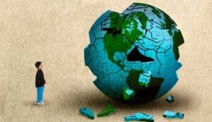 Planet-Erde-Umwelt-Zerstoerung