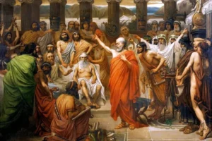 Socrates_Address_by_Belgian_artist_Louis_Joseph_Lebrun_1867-801x534