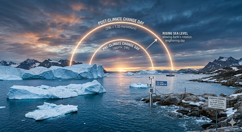 Klimawandel bremst die Erde: Tag-Verlängerung beispiellos seit 3,6 Millionen Jahren